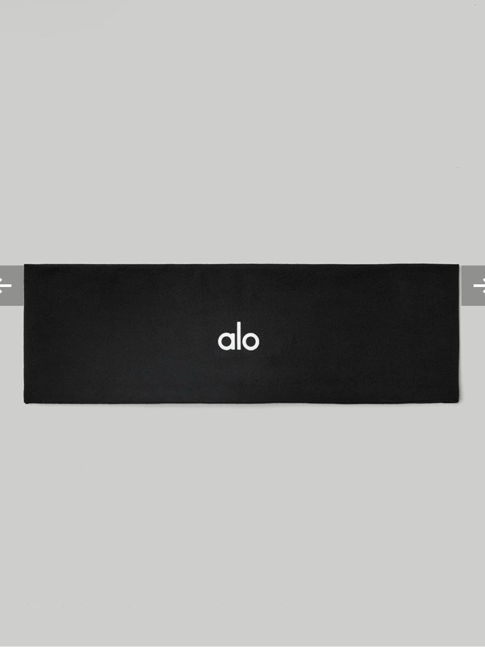 Alo women’s Black Logo Headband